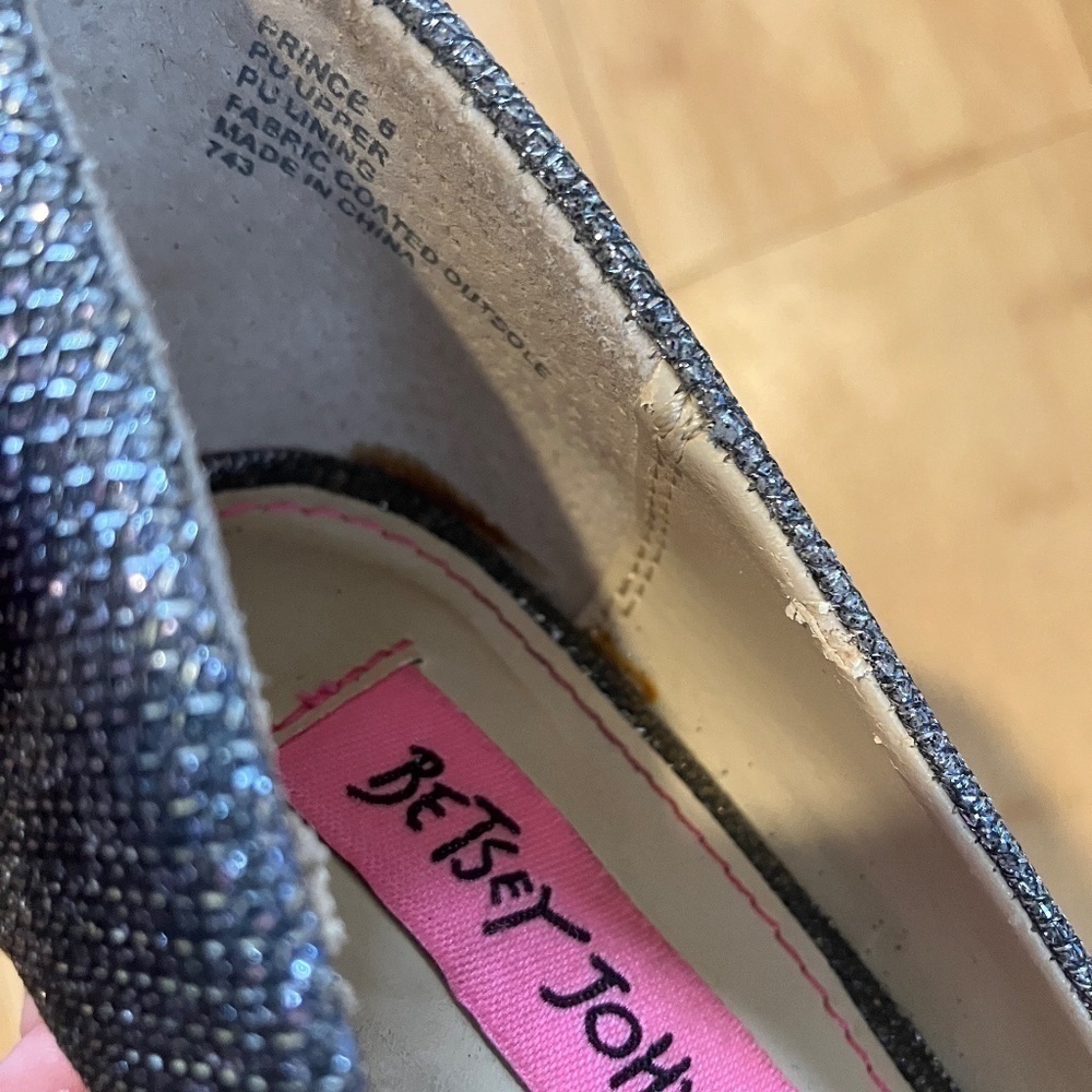 Betsey Johnson Prince Dorsay Bow Toe Pumps - Pewter - Picture 10 of 10